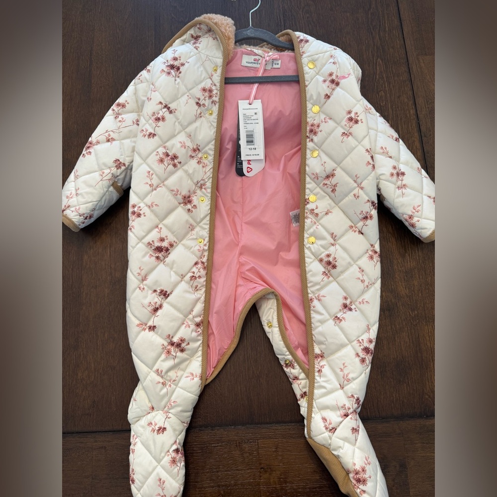 Baby quilted bunting. Vineyard Vines 12-18month. Never worn